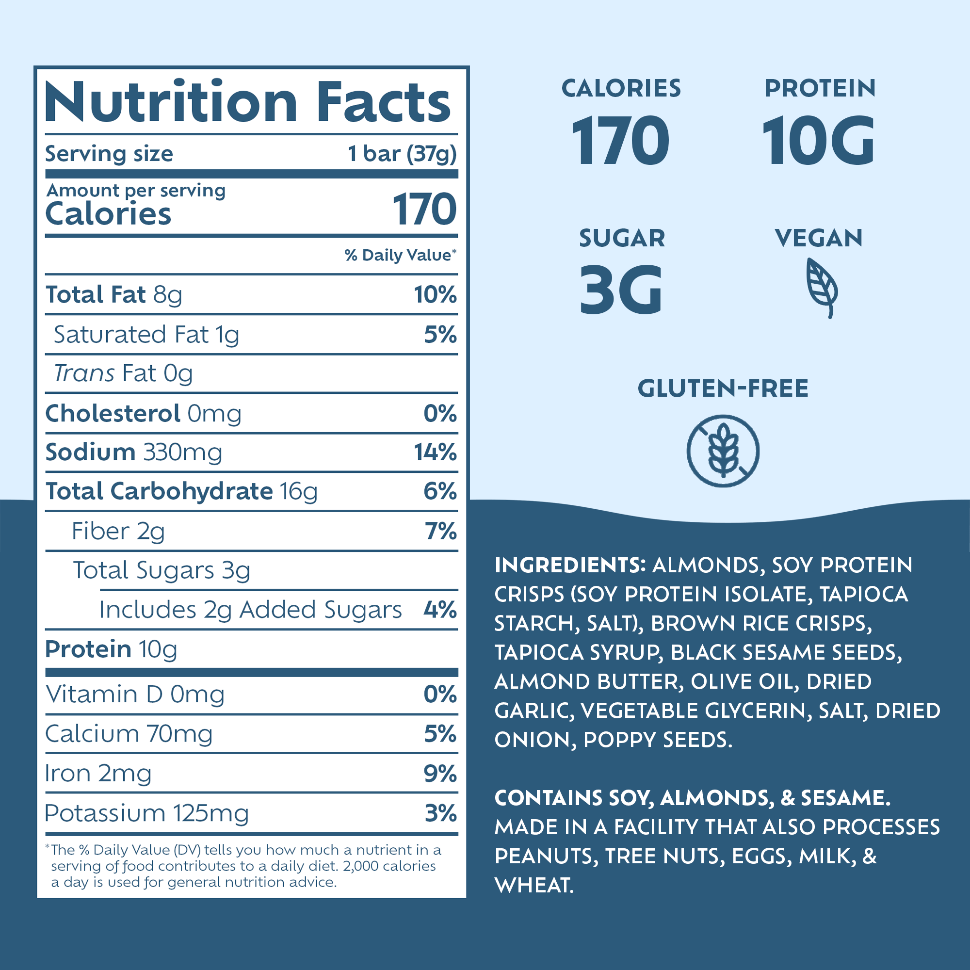 Afar Foods - Wholesale Snack Bar - Savory Protein Bar - American Everything Bagel Flavor4