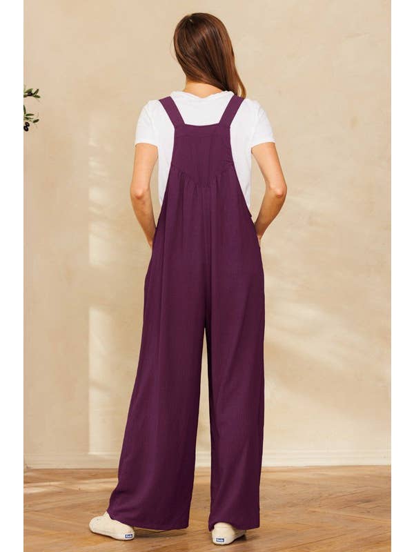 Oddi - Wholesale Jumpsuit - Women's - Solid Button Sling Jumpsuit22