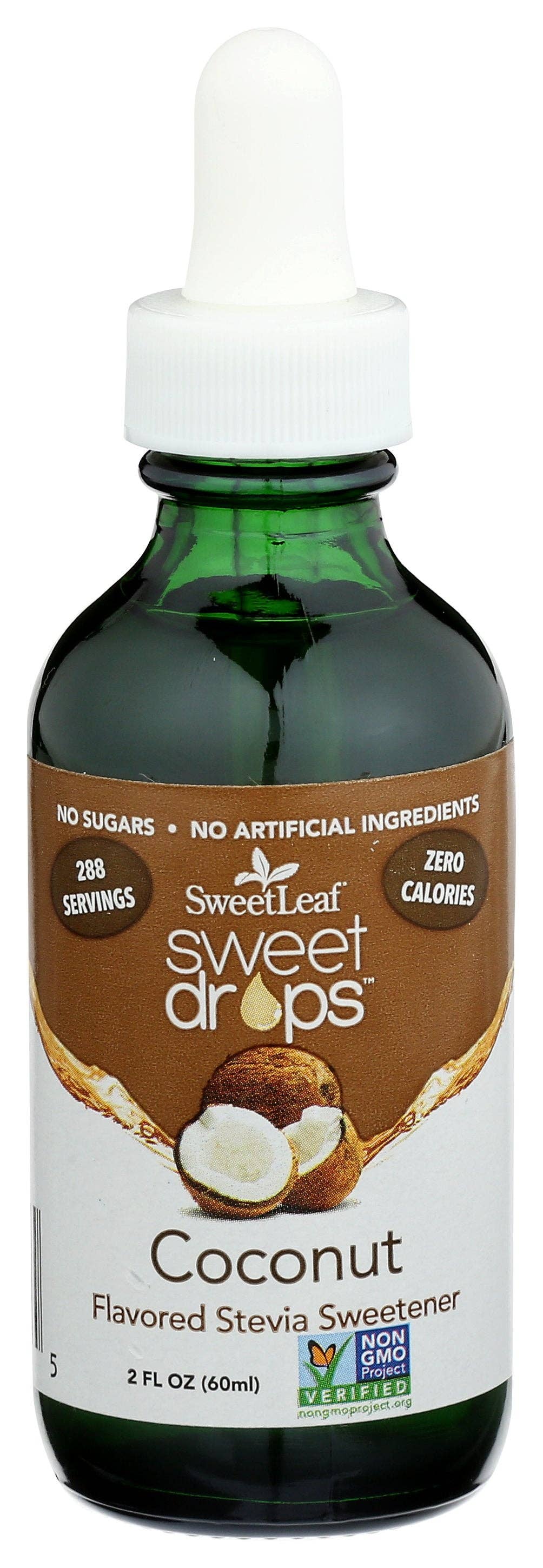 Everyday Supply Co - Wholesale Sugar/Sweetener - SWEETLEAF STEVIA LIQ DROP COCONUT - Case of 3