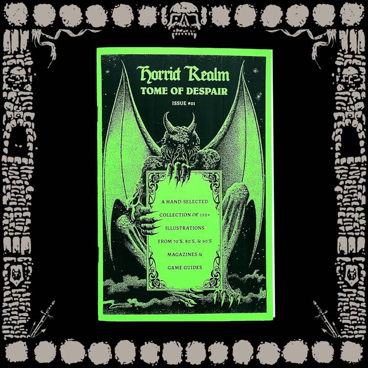 TOME OF DESPAIR ISSUE #01 - ART BOOKLET for wholesale by Horrid Realm