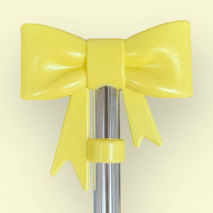 Giallo Pomelo | Fiocco | Tappo per Cannuccia 10mm per la vendita all'ingrosso da parte di Sip n' Style Shop Co.