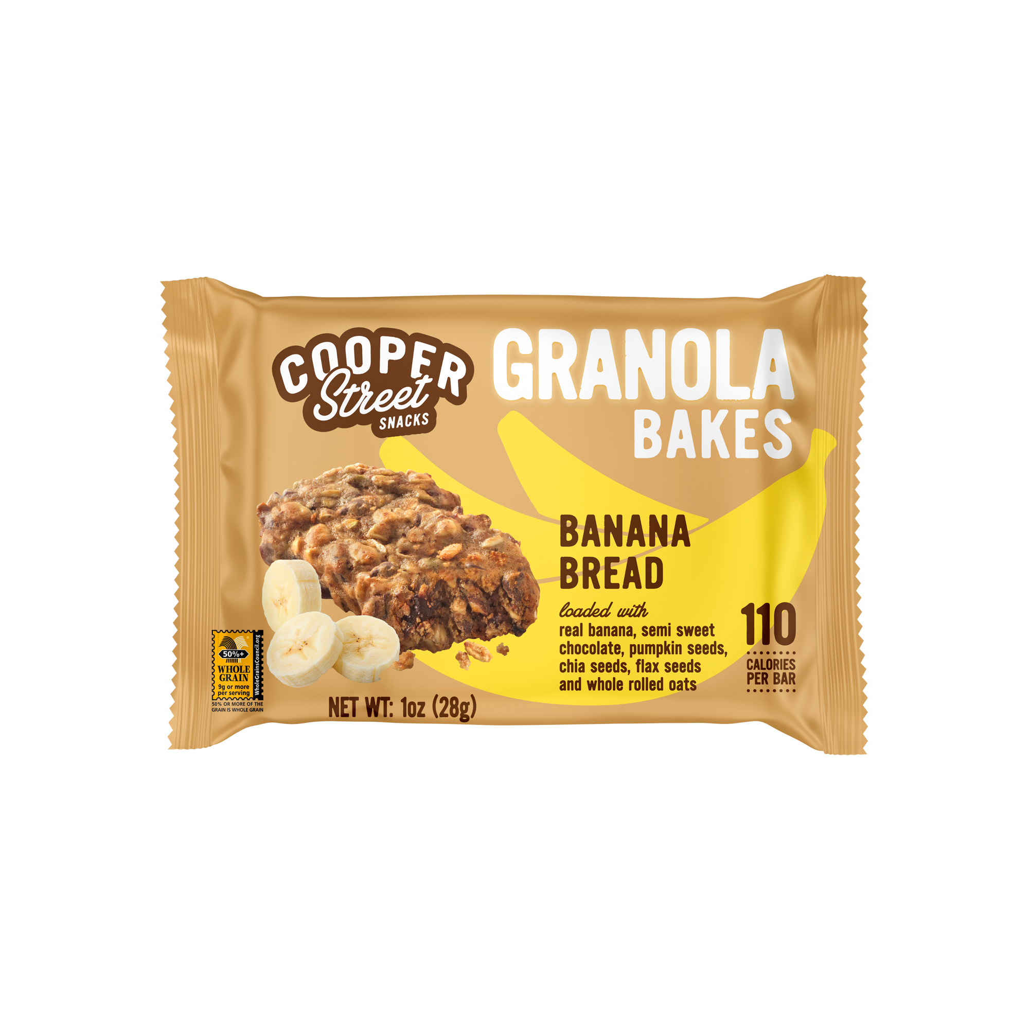Cooper Street - Vente Barres de céréales - Granola cuit du pain à la banane1