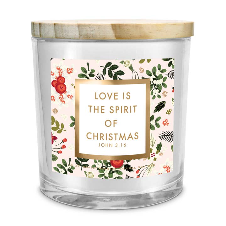 LCP Christmas Candle Love Is The Spirit for wholesale by Dicksons