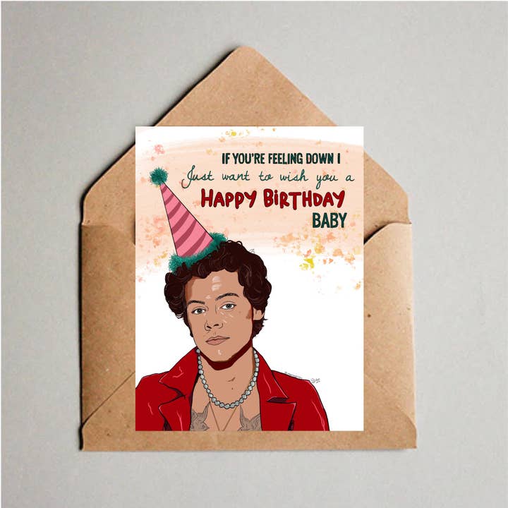 Tinted Rose Designs – Großhandel Geburtstagskarten – Harry Styles Geburtstag