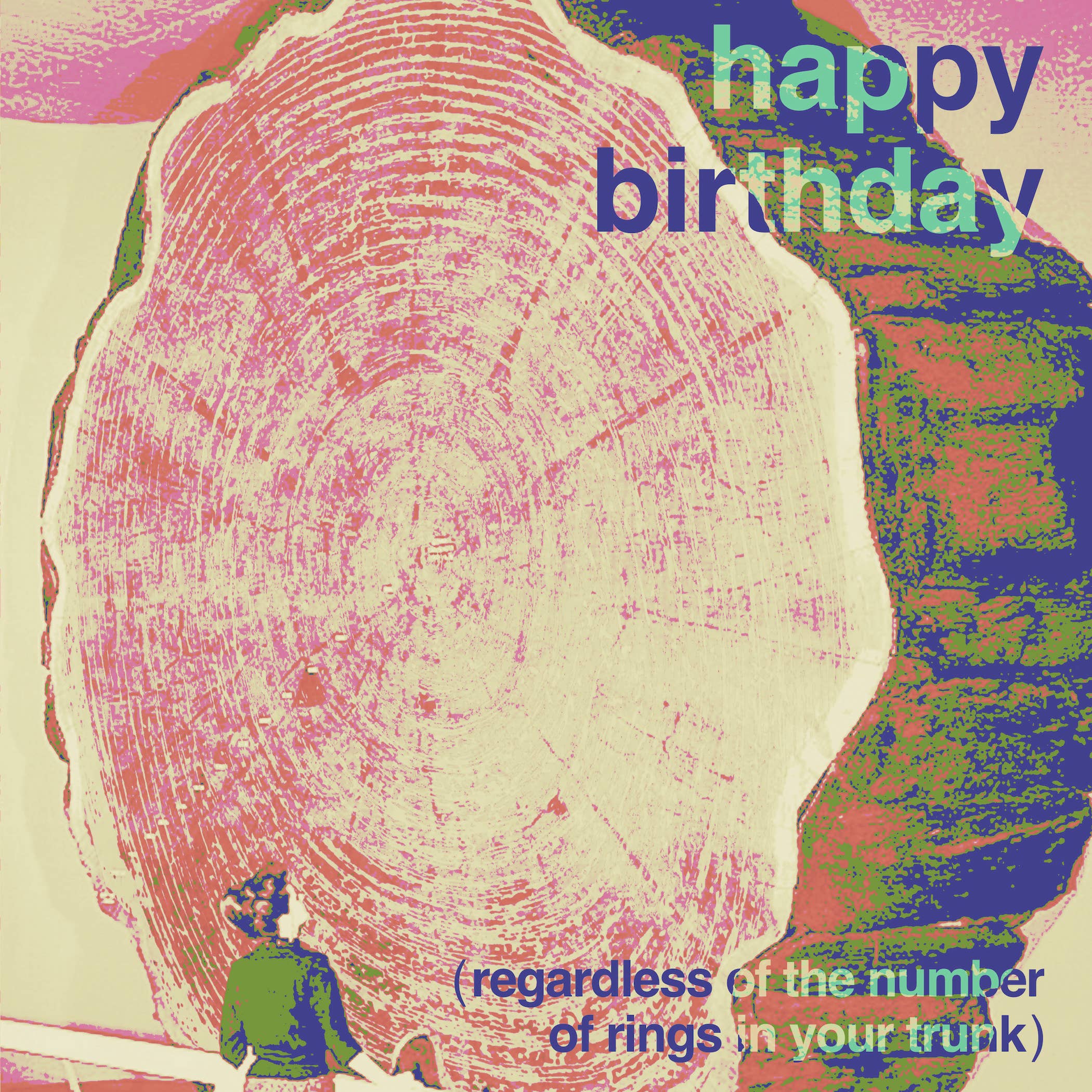 Pictrix Design - Wholesale Birthday Card - "Dendrochronology" A6 birthday card (woman)3