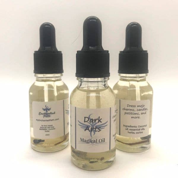 Dark Arts Oil, huile de malédiction, huile de Hexing pour la vente par My Enchanted Path
