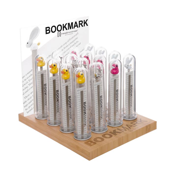 Anew International Corp. - Wholesale Retailer Display - Paper & Novelty - BAMBOO BOOKMARK DISPLAYER / HOLDS 16 UNITS0