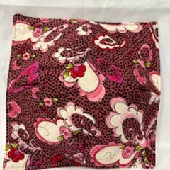 Roze zwarte stippen magnetronkom knus. voor wholesale door Mama Cees Creations