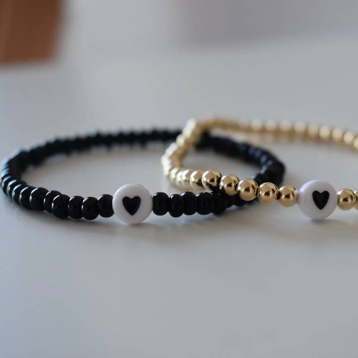 Gioielli By Gabriella - Wholesale Beaded Bracelet - Heart Bracelet0