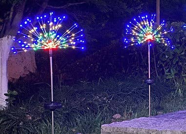 VIGOR - Wholesale Outdoor/Lawn Light - Decorative Fairy Lights With Stake Solar Firework Light Outd5