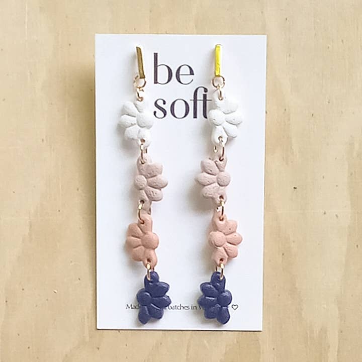 Half-Daisy Dangles for wholesale by be soft.