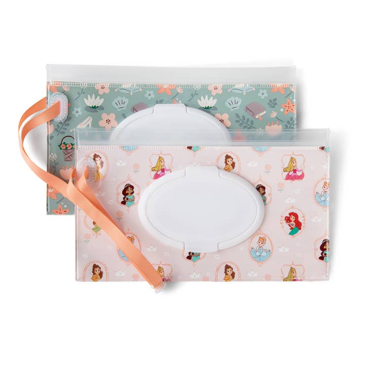 Disney Baby Reusable Wipes Case, 2 Pack (Princess) for wholesale by J.L. Childress