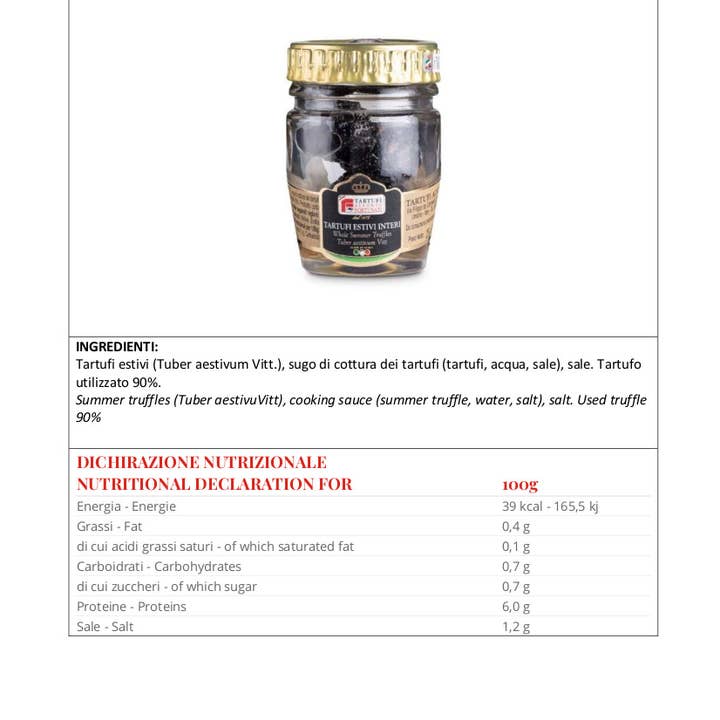 Metina SAS - Wholesale Dried Spice Mix - Whole summer truffle 25 grams1