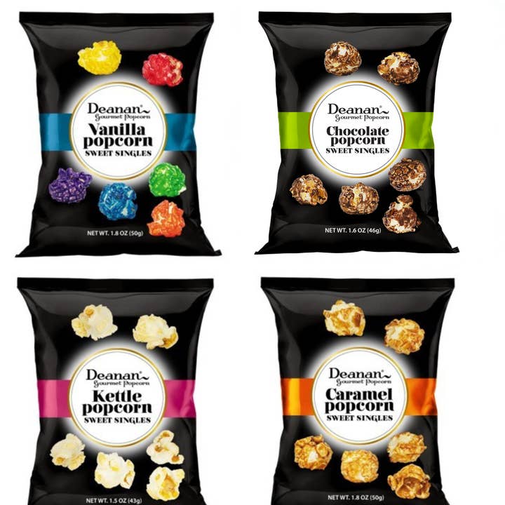 Deanan Gourmet Popcorn - Vente Pop-corn - Assortiment de Bonbons Sucrés - 100 Unités - Sacs de 1,5 Tasse0