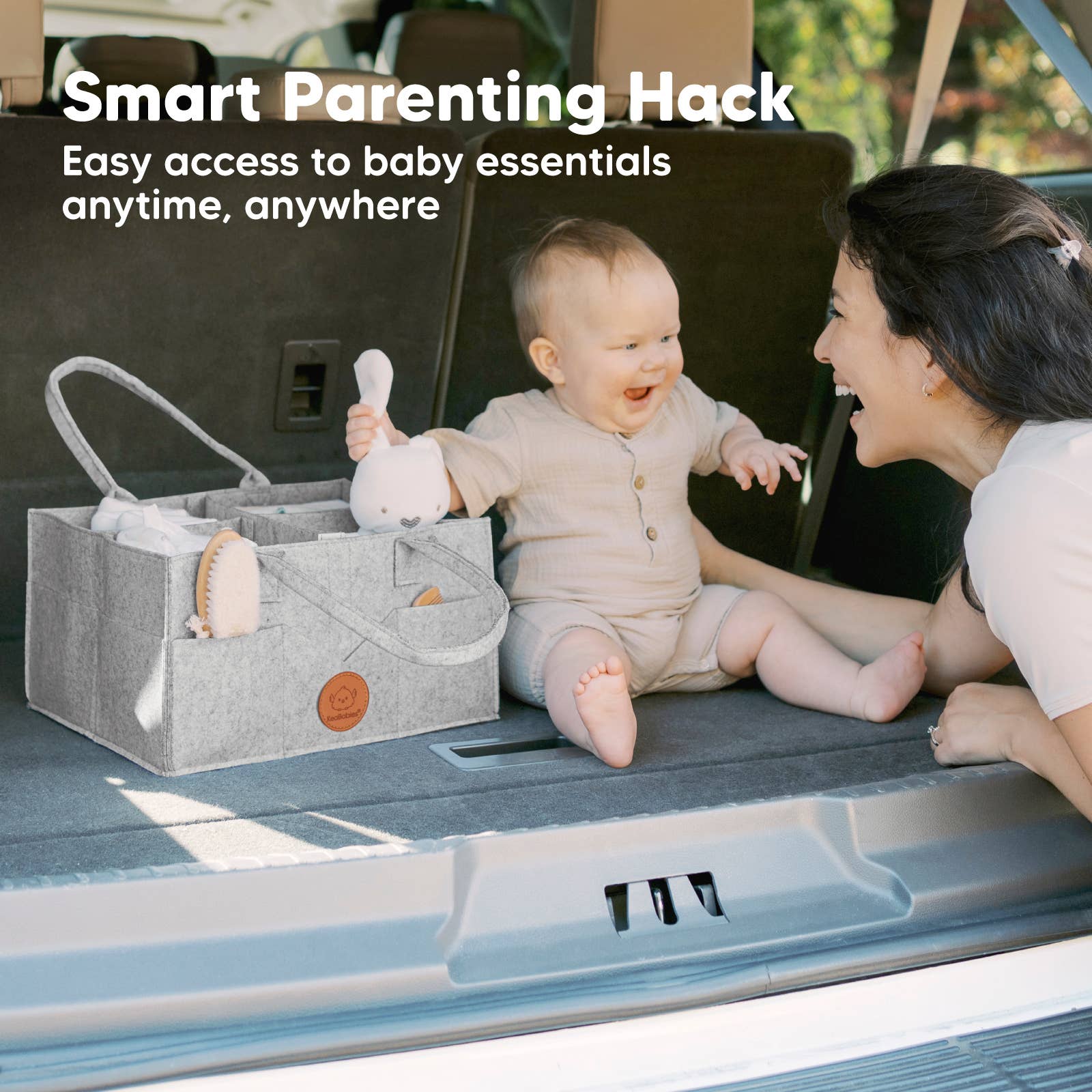 Classic Gray Original Baby Diaper Caddy Organizer for Nursery, Storage for wholesale on Faire7