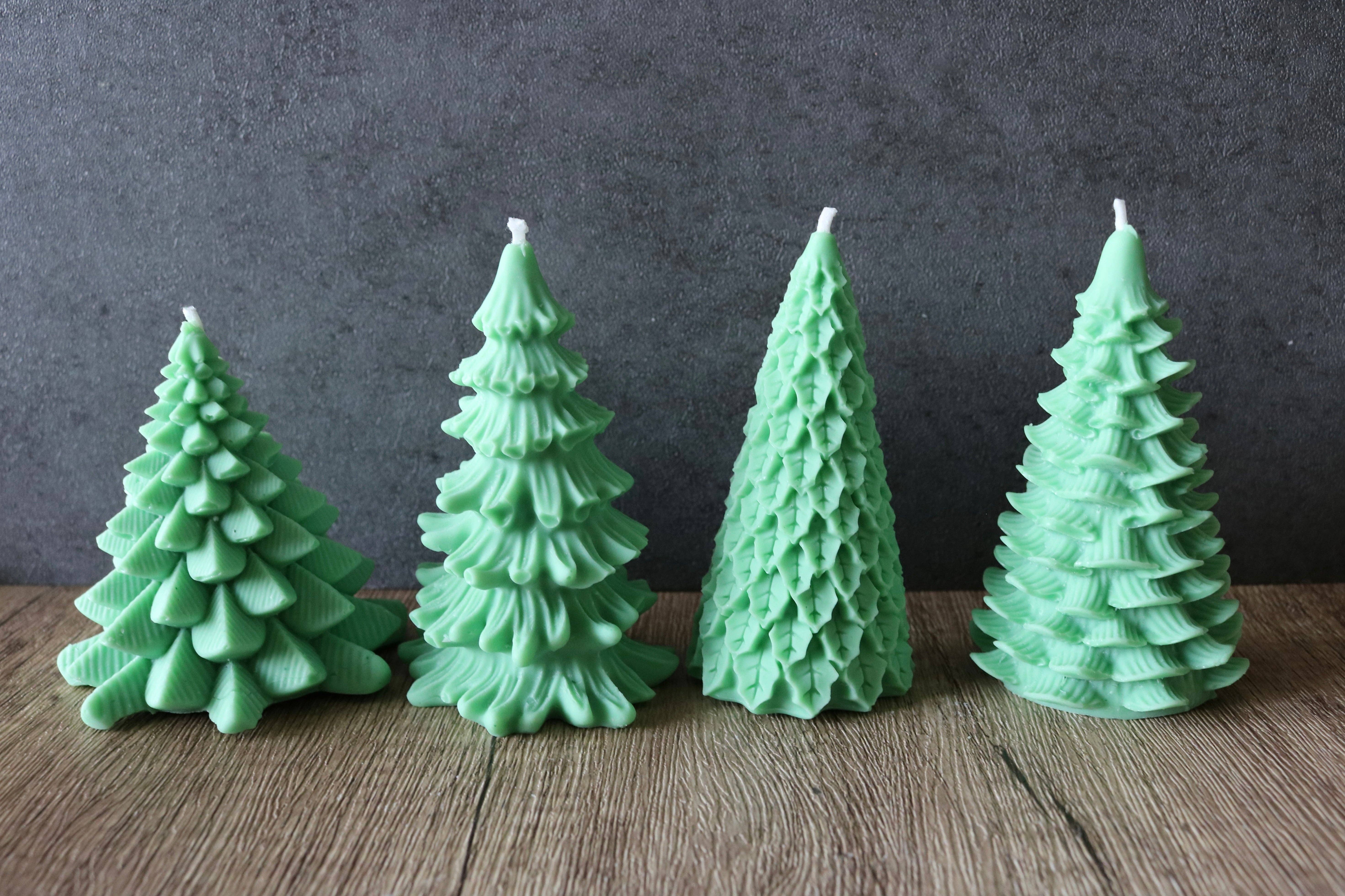 Bea’s Wax - Wholesale Novelty Candle - Christmas Tree Candles | Set of 43