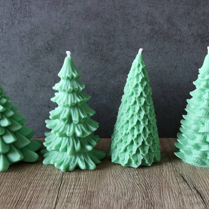 Bea’s Wax - Wholesale Novelty Candle - Christmas Tree Candles | Set of 43