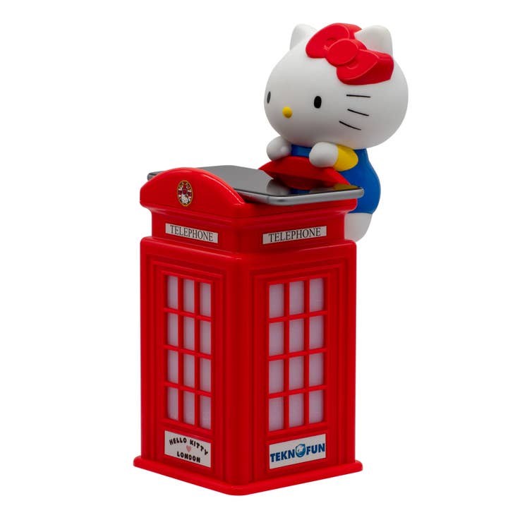 American Hobbies & Merchandising - Wholesale Portable Charger - Hello Kitty Wireless Charger London Phone Booth