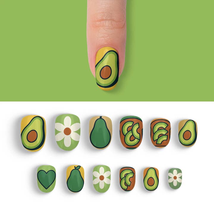 FYNE BODY - Wholesale Press-on/fake nails - Avocado Bliss Pastels Press-On Nails65