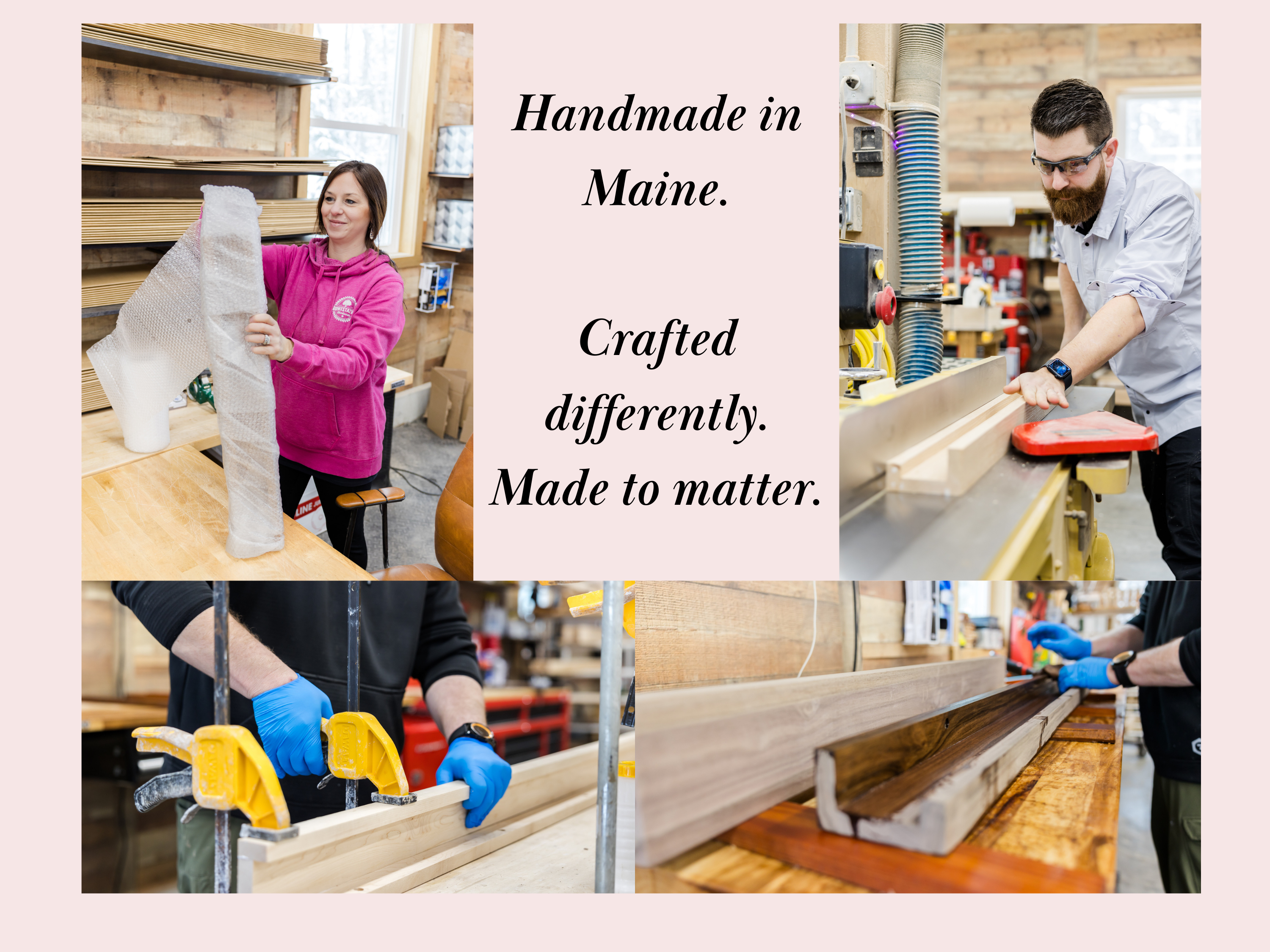 Rowe Station Woodworks - Vente Étagères murales - Rebord pour photos en érable massif7