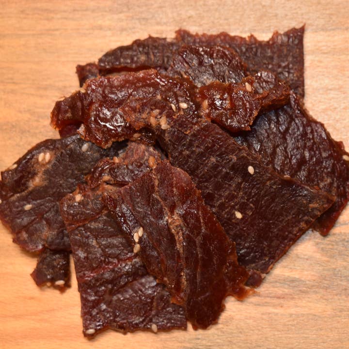 Field's Grassfed Beef - Wholesale Jerky - Teriyaki 100% Grassfed Beef Nuggets (Case: 12 3oz Packages)2