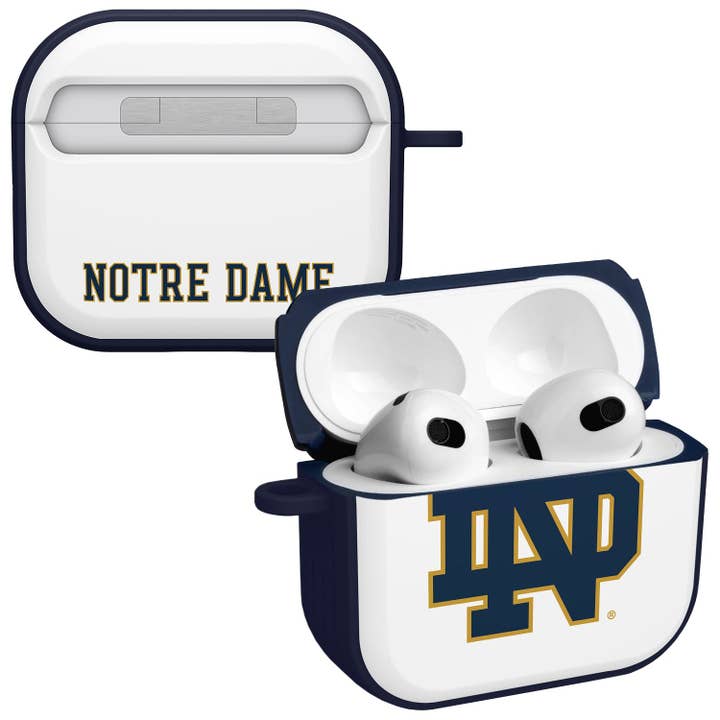 Notre Dame Fighting Irish HDX Schutzhülle für Apple AirPods Gen 3 für den Großhandel von Affinity Bands
