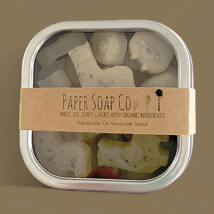 Paper Soap Co – sabonete sólido por atacado – Llama - Barra de sabão - lata de 1 onça12