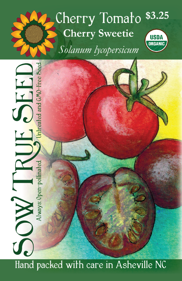 Sow True Seed - Vente Graines de plantes - Graines de tomates cerises - Cherry Sweetie, BIO1