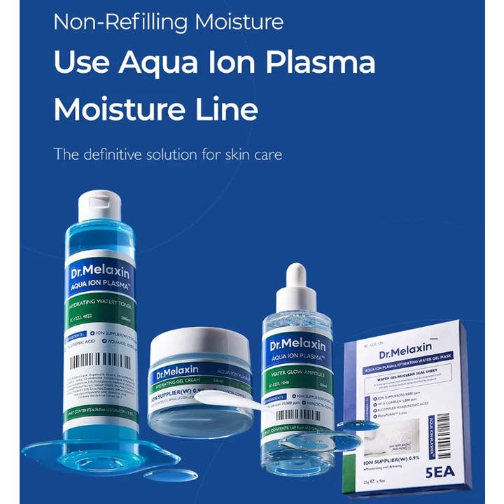 K Motives Beauty - Wholesale Facial moisturiser - Dr.Melaxin Aqua Ion Plasma Hydrating Gel Cream 50ml2