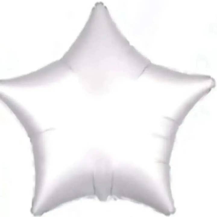 18" Star White Mylar Balloon #222 for wholesale by Party Expo, LLC