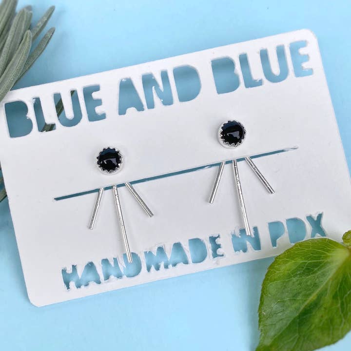 Trident Orejas Chaquetas - Negro Onyx para venta al por mayor de Blue and Blue