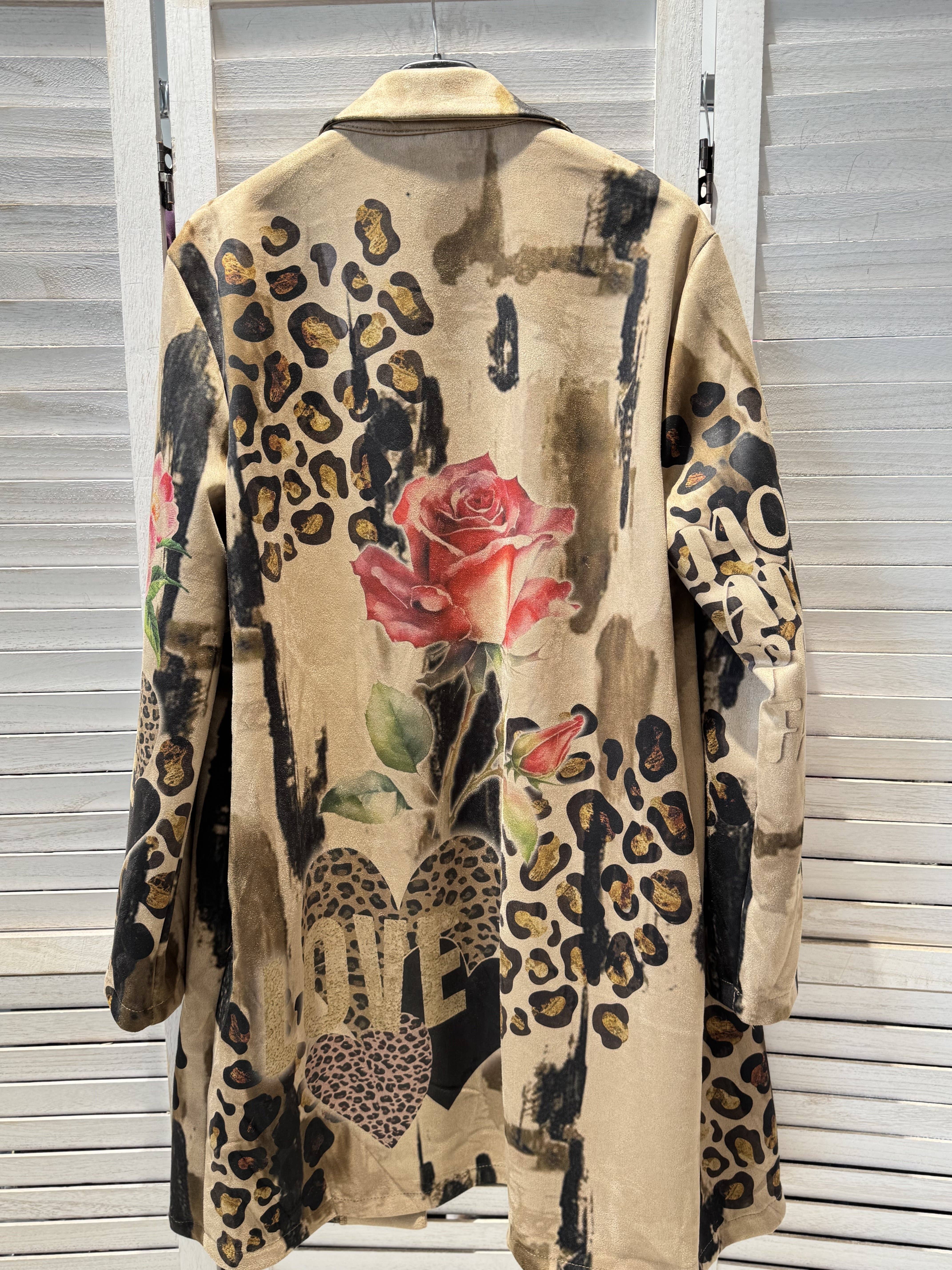 veelkleurig Chique bedrukte jas met lange mouwen voor groothandel op Faire3