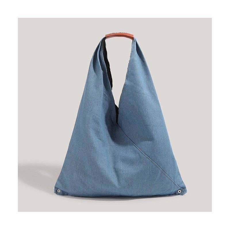 BLÅ Digitaltryk Denim Mulepose for engroshandel på Faire3