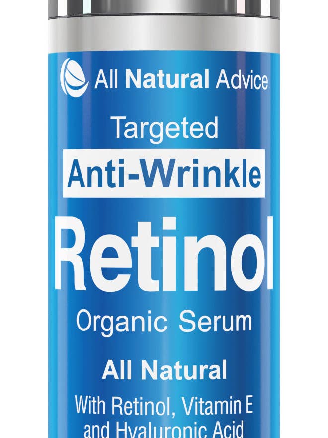 Sérum au rétinol à l'acide hyaluronique pour la vente par All Natural Advice Organic Skincare