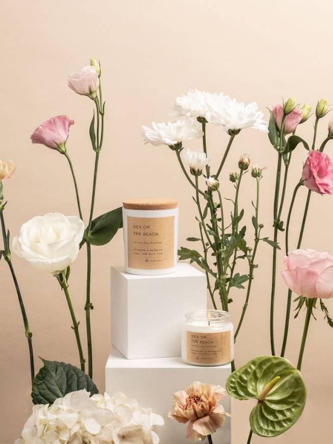Sex on the beach Vegan Soy Candle for wholesale by Velvety