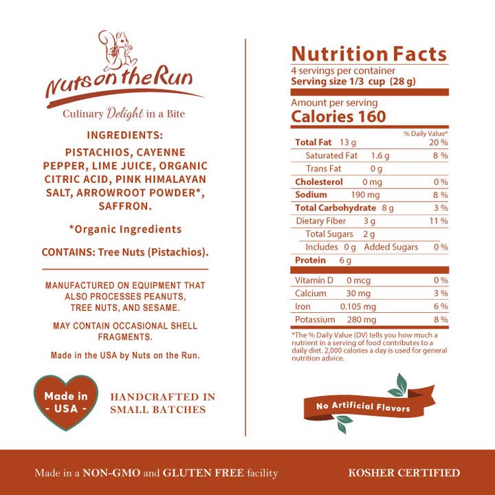 Nuts On The Run - Wholesale Nuts - Chili Lime Saffron Pistachios2