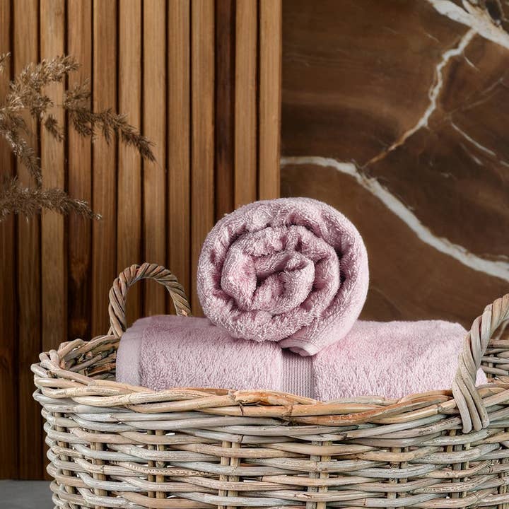 Grey Set of 2 Round Rattan Baskets for wholesale on Faire4