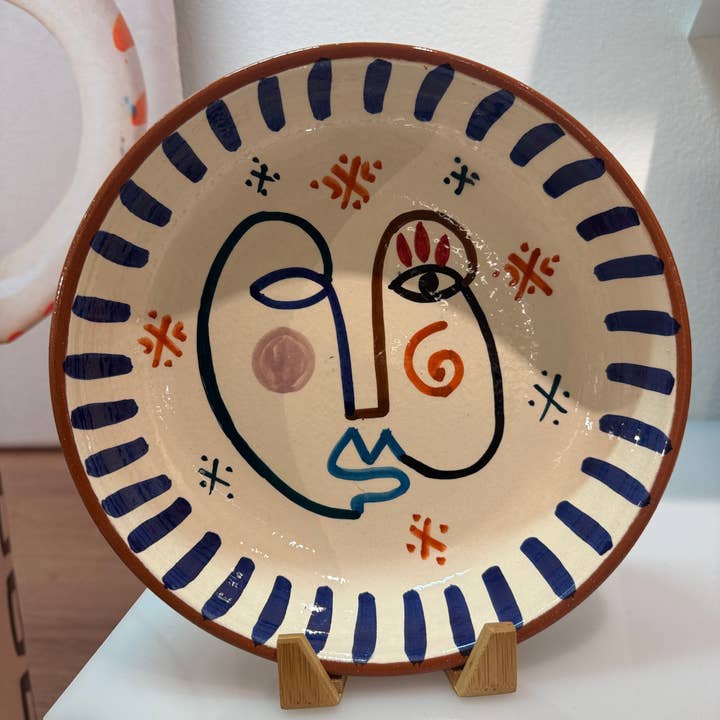 Moroccan Visage Salad Bowl for wholesale by Verve Culture