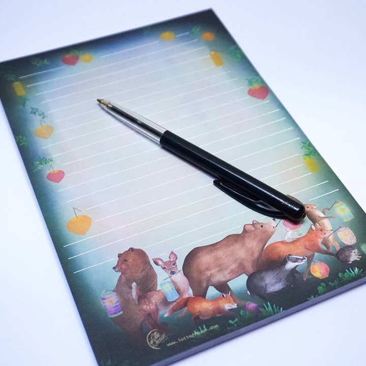 Notebook A5 Lantern Parade for wholesale by Lotte Drouen