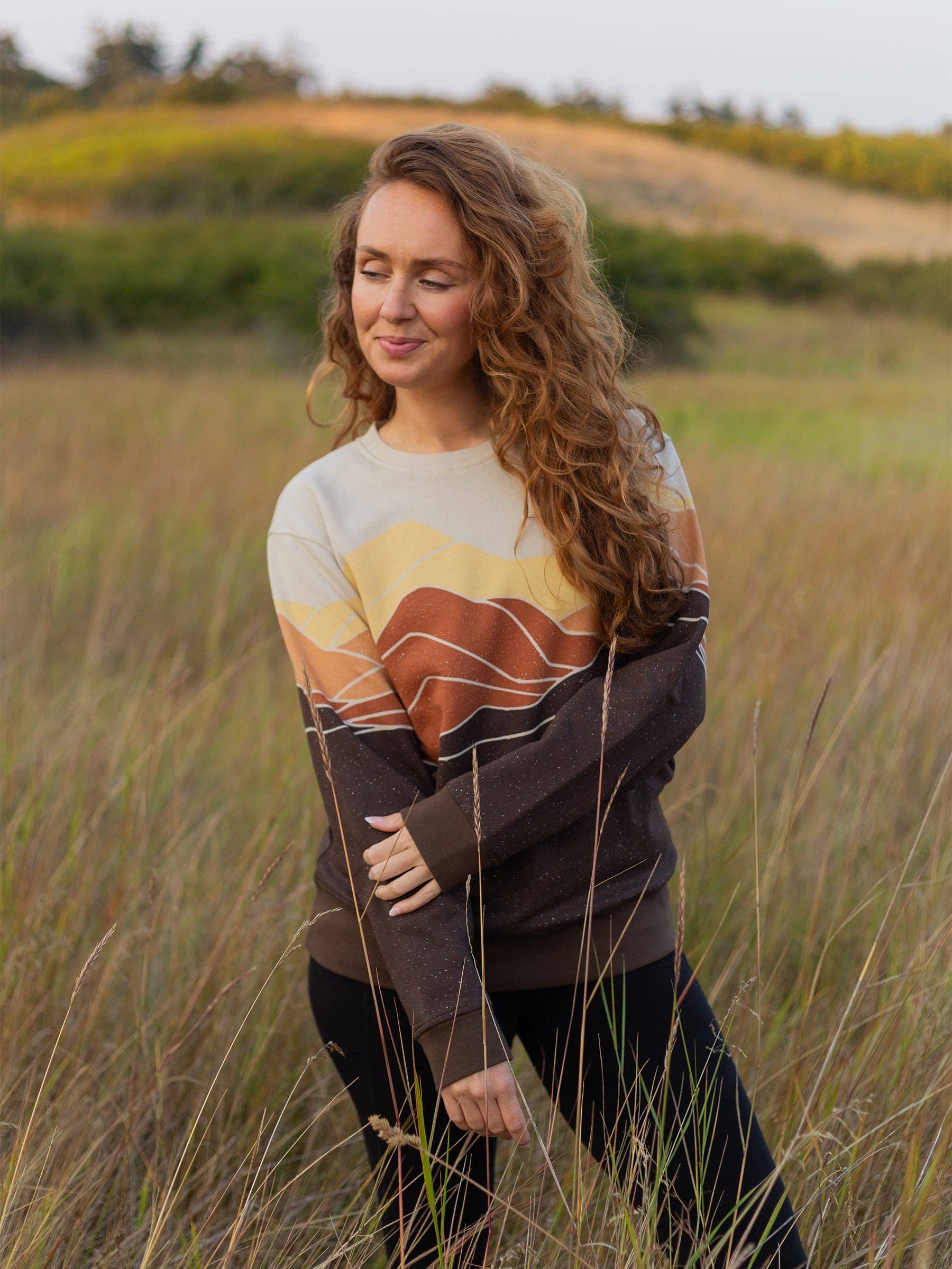 Happy Earth - Wholesale Graphic Sweatshirt - Unisex - Retro Range Pullover2
