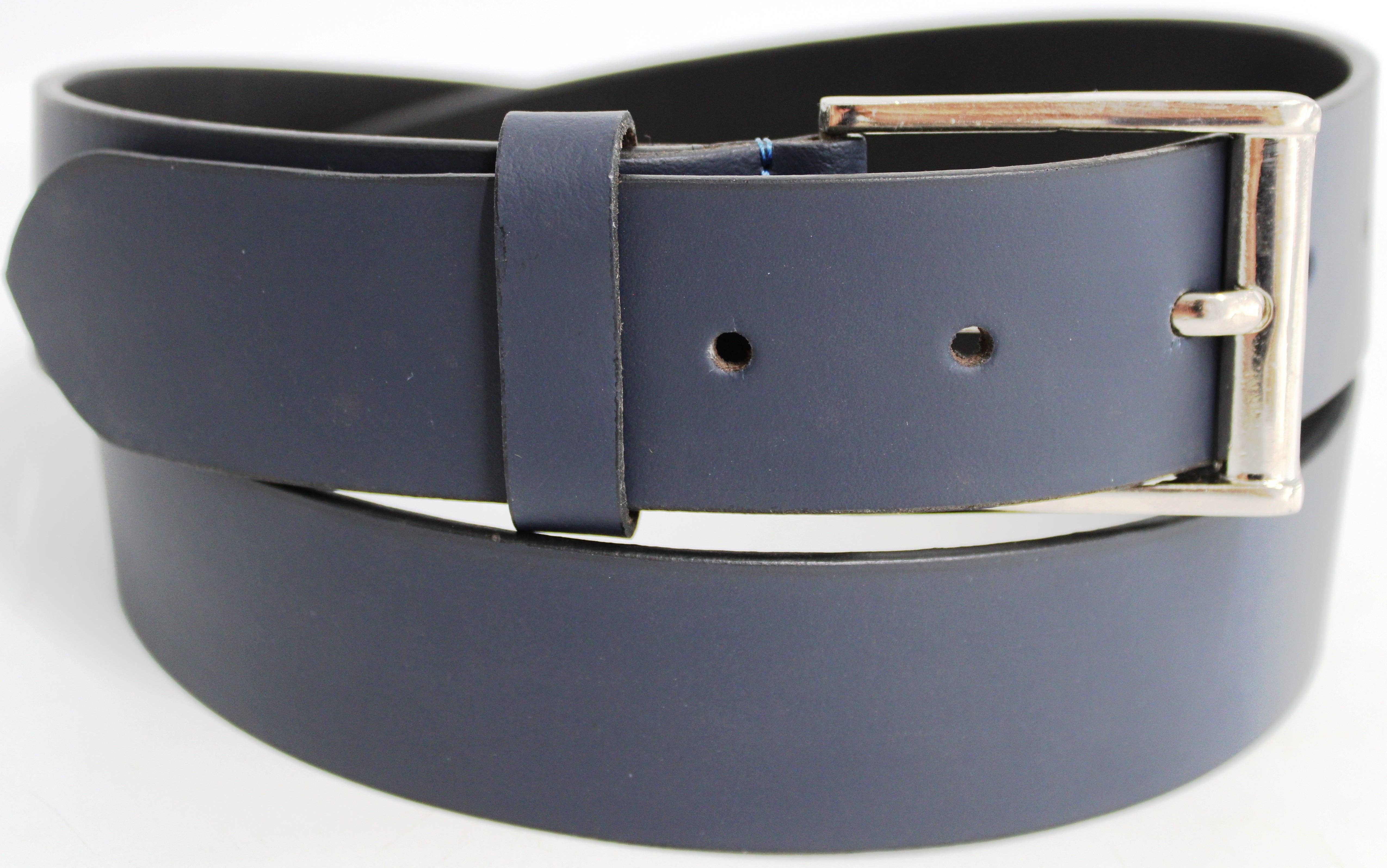 hide & chic – wholesale Belt – Women's – Genuine Full Grain Leather Belt. Colour: Navy.4