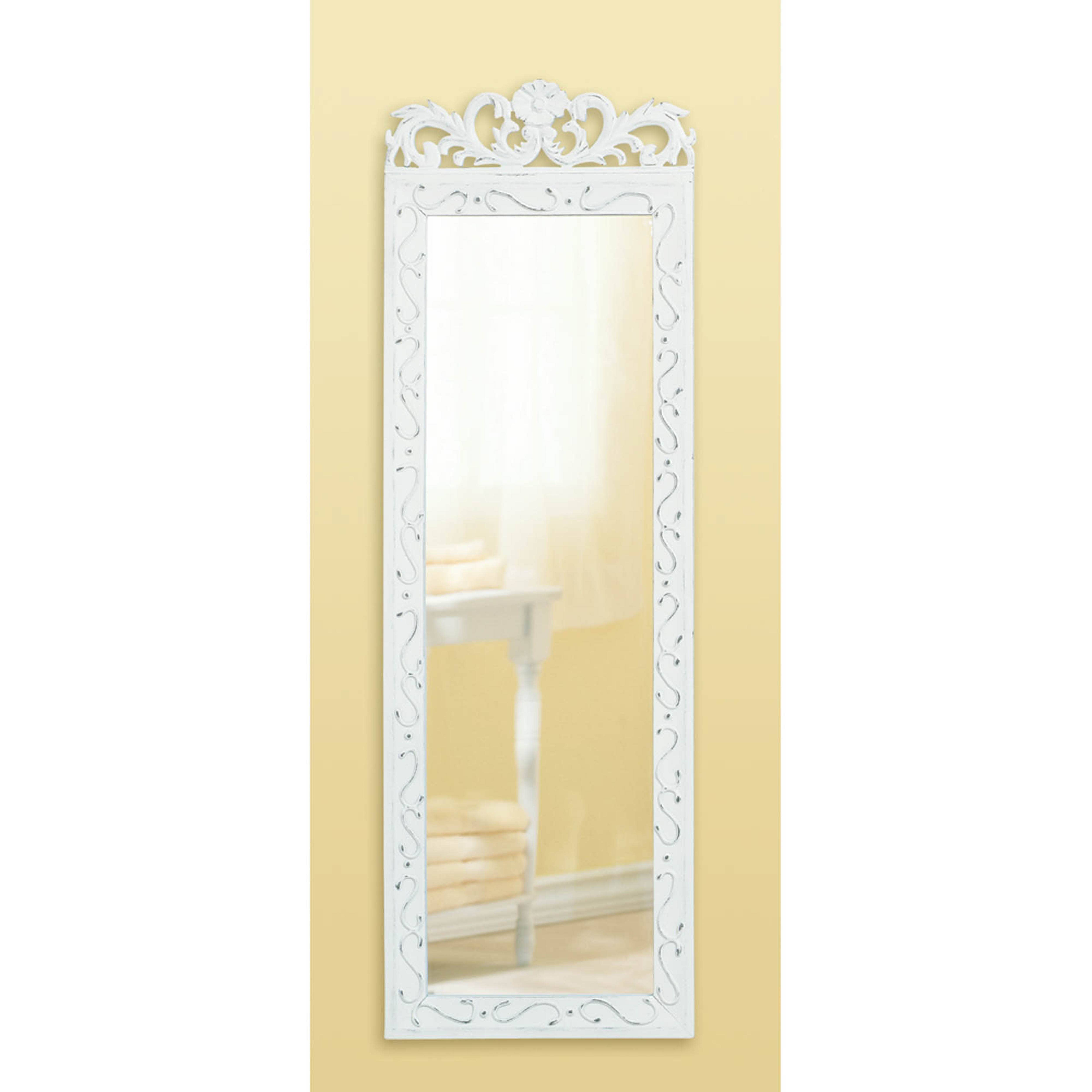 Zingz Home - Wholesale Wall Mirror - Elegant White Wall Mirror1