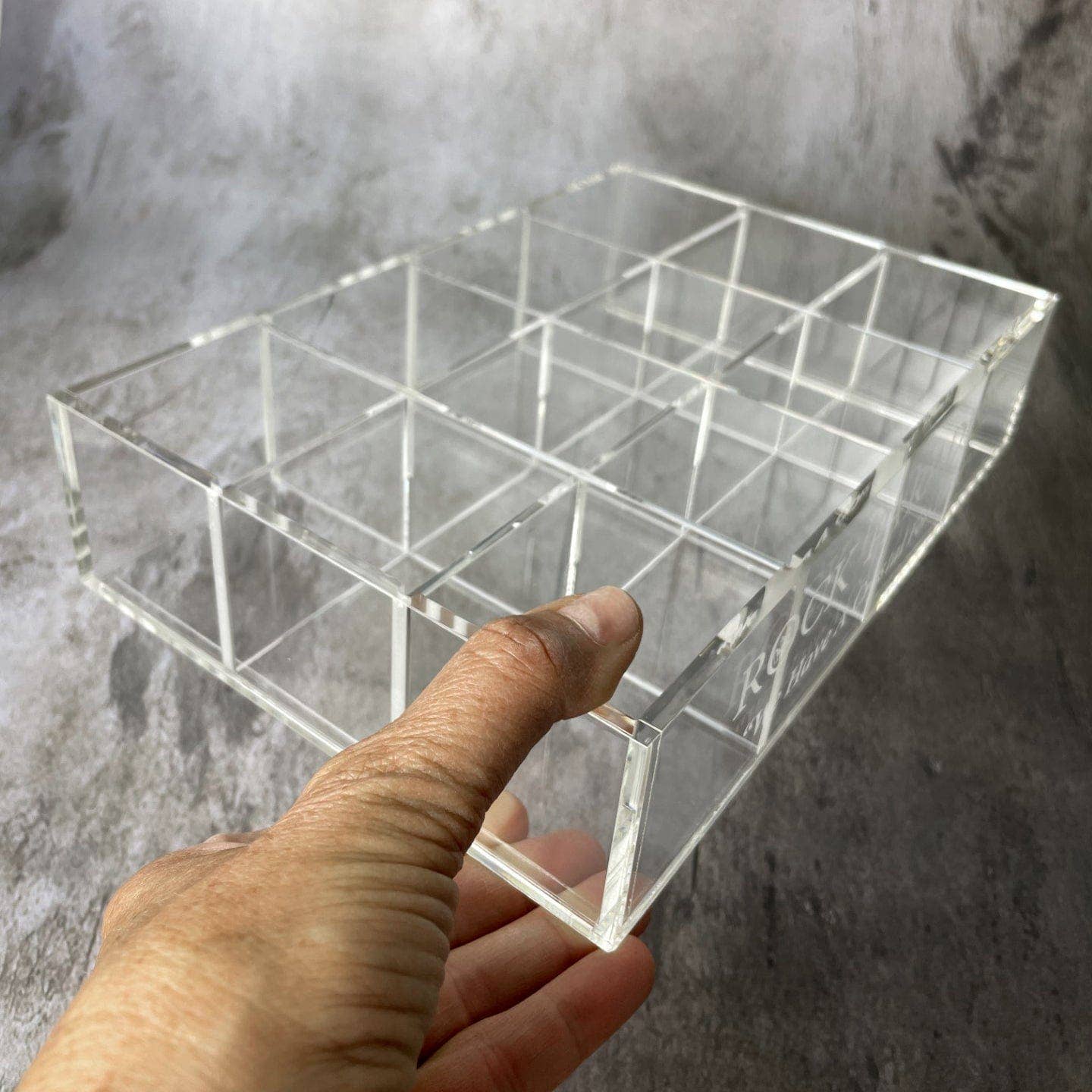 Rock Paradise - Wholesale Decorative tray - Display Tray - Acrylic Crystal Organizer - Adjustable2
