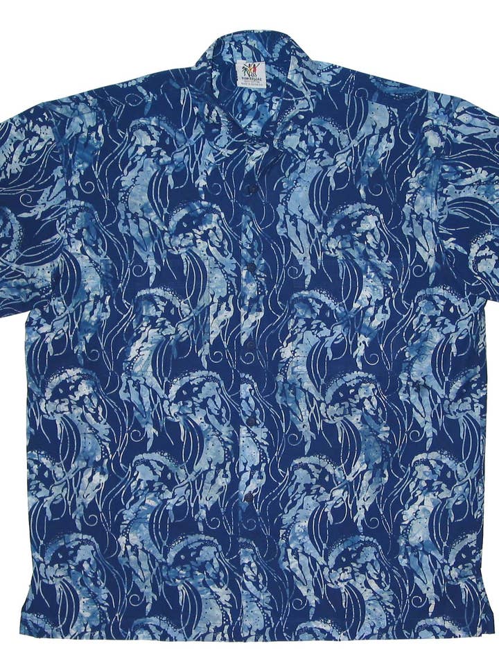 Cabana-Hemd - Jelly Jungle für den Großhandel von Rum Reggae Clothing