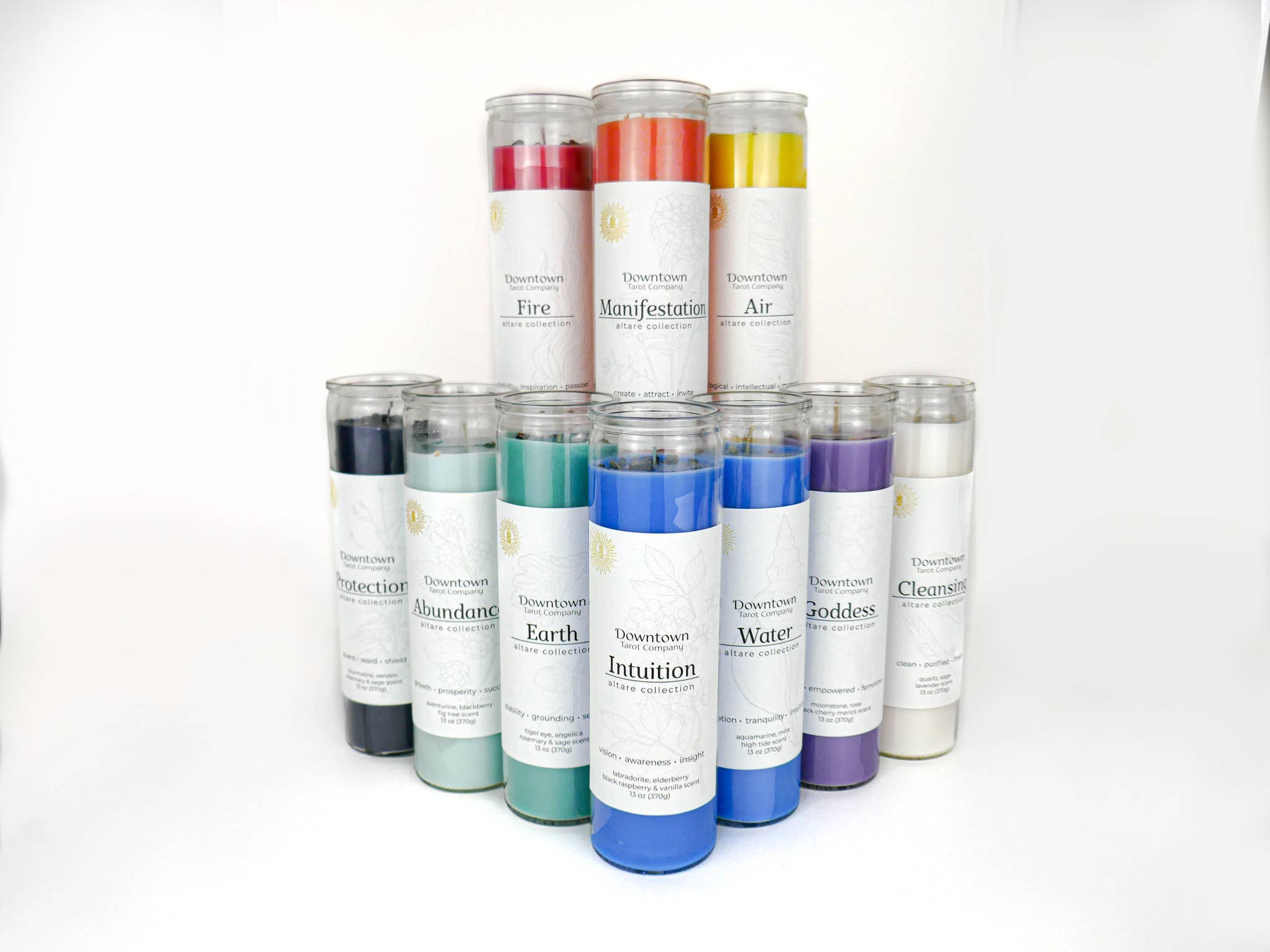 Downtown Tarot Company - Wholesale Votive Candle - Altar Candle - Cleansing3