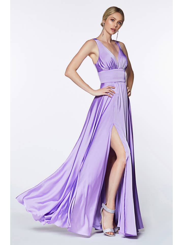 Ladivine by Cinderella Divine - Wholesale Gown – Women's - Satin A-Line Dress14