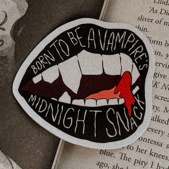Fabled Folke - Wholesale Sticker - Born to Be a Vampire’s Midnight Snack Sticker0