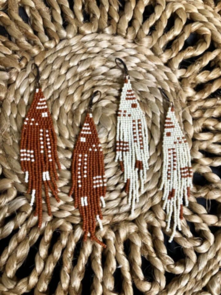 Zoe Beaded Earrings - Made to Order for wholesale by Made by Melissa