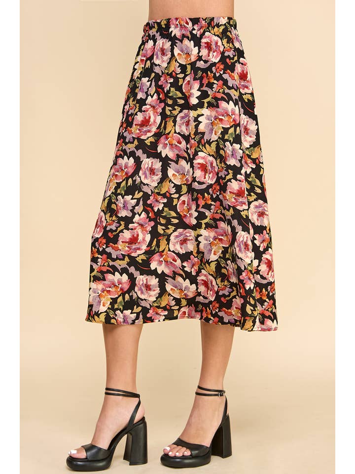 Les Amis – Engroshandel Nederdel - Dame – Blomsterprint Nederdel6