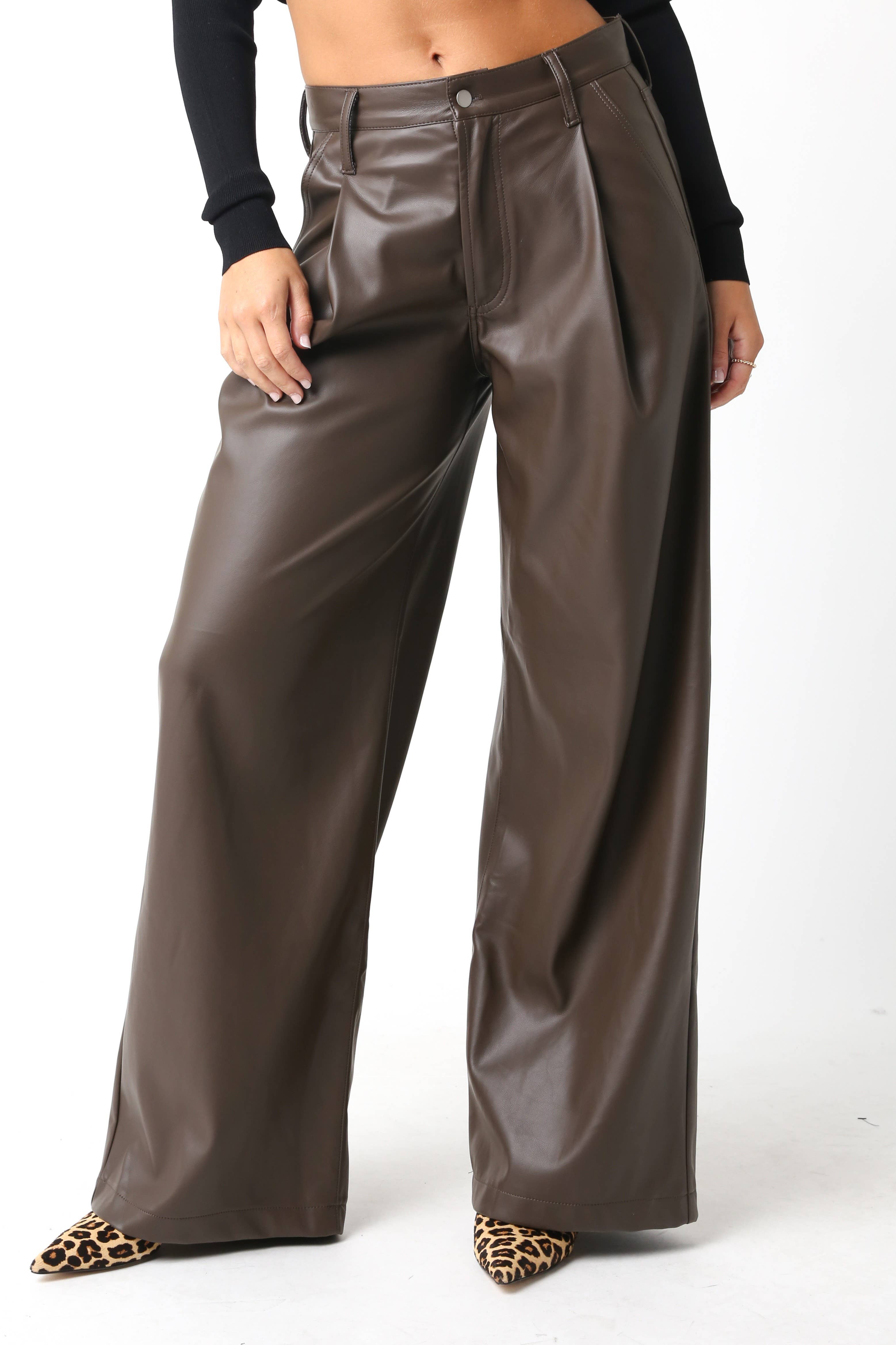 Olivaceous - Wholesale Broek - Dames - Stacy Pu Broek10